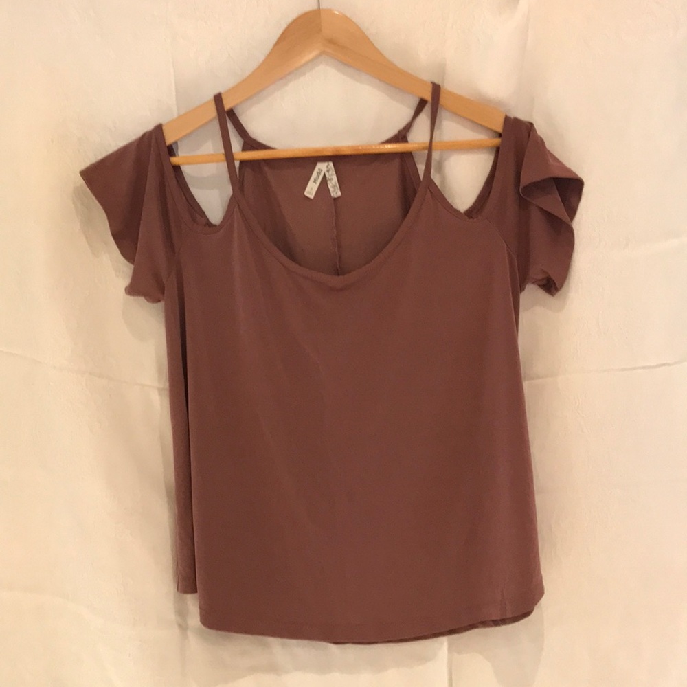 Mudd Mauve Blouse